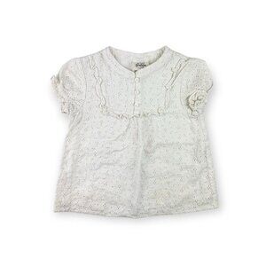 Mini Boden Floral Eyelet Blouse {2/3}